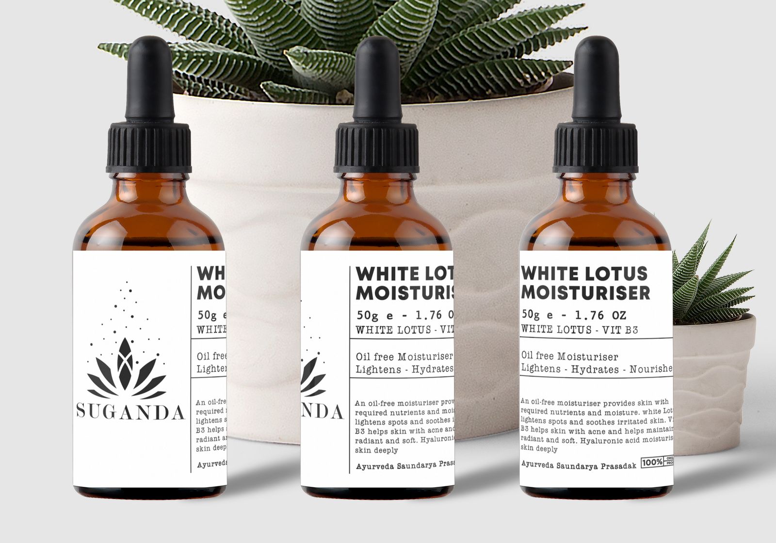 Suganda Cosmetics Label Design
